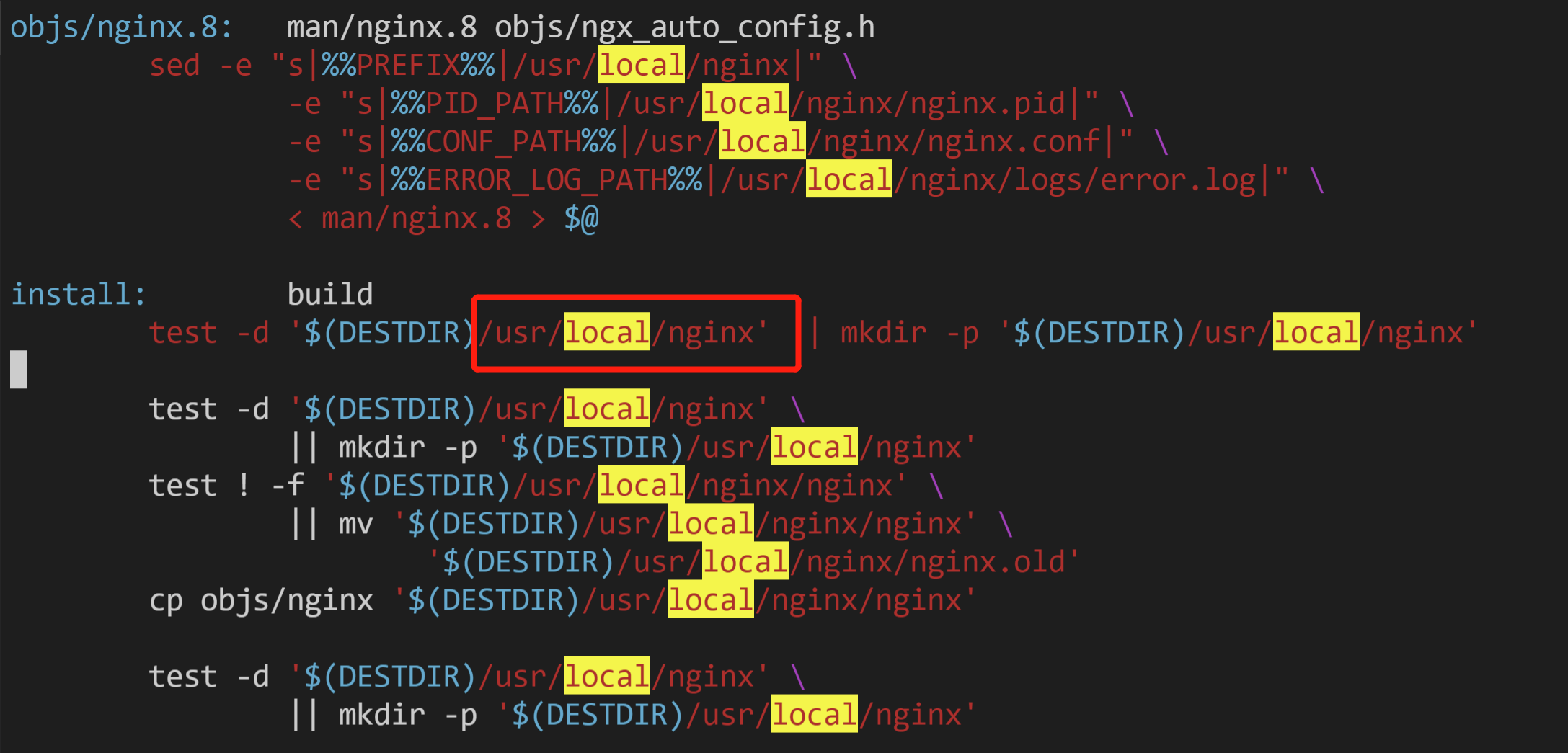 nginx-configure-makefile-nginx